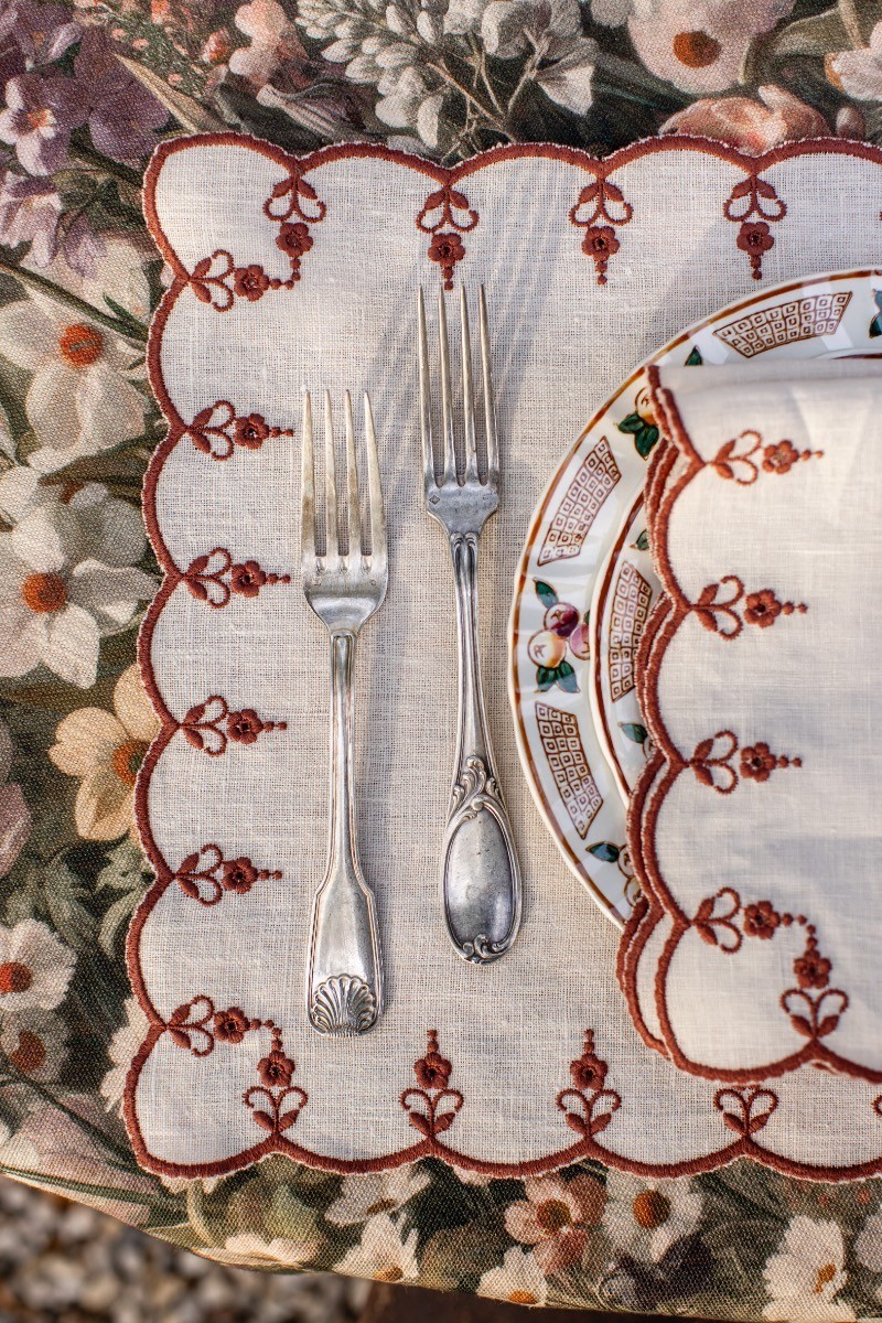 Serviette Carlotta en Lin