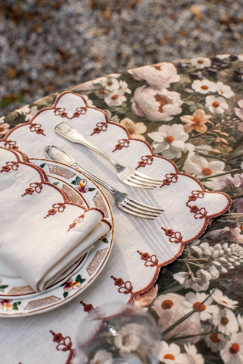 Serviette Carlotta en Lin