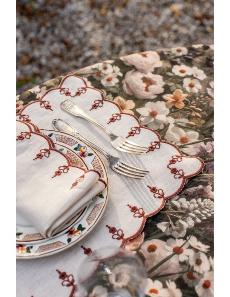 Serviette Carlotta en Lin