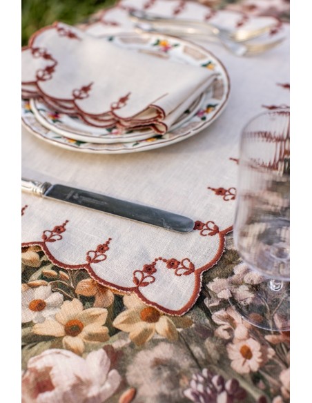 Serviette Carlotta en Lin