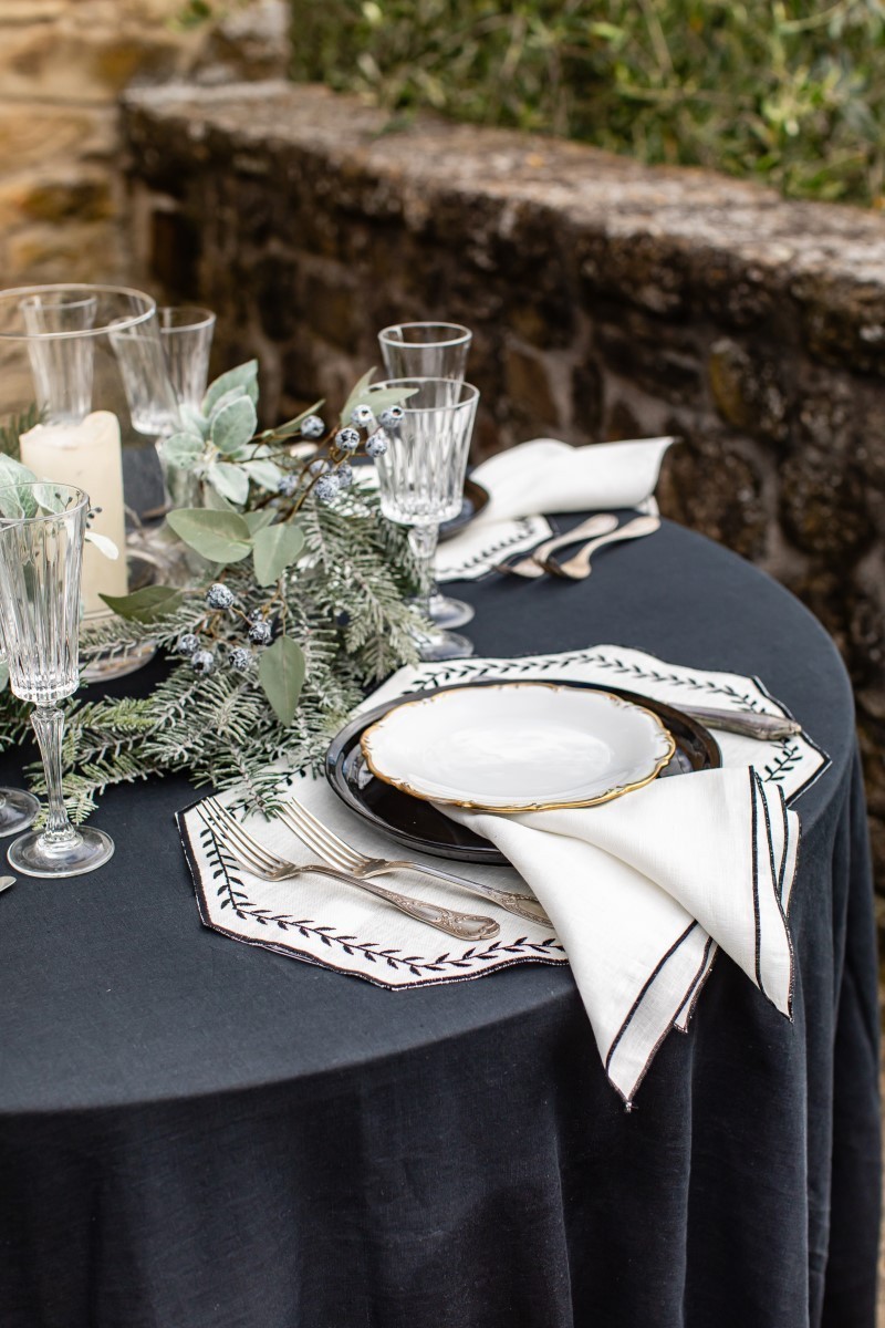 Serviette en lin Filo