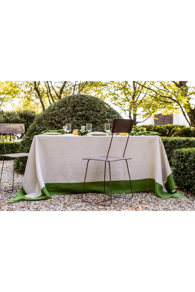 Nappe en lin Bauhaus enduit