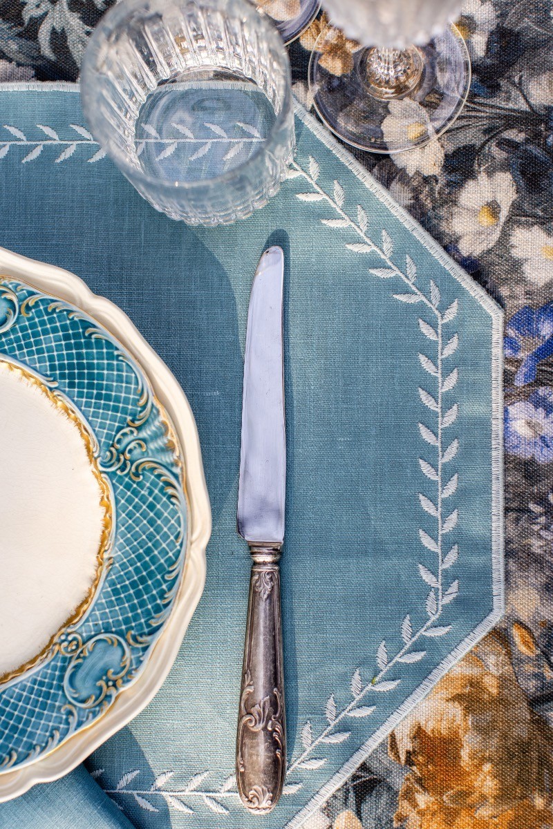 Set de table Lauro en lin enduit