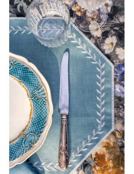 Set de table Lauro en lin enduit