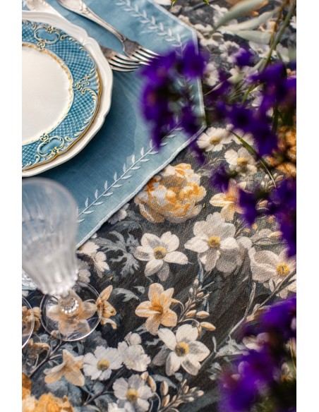 Set de table Lauro en lin enduit