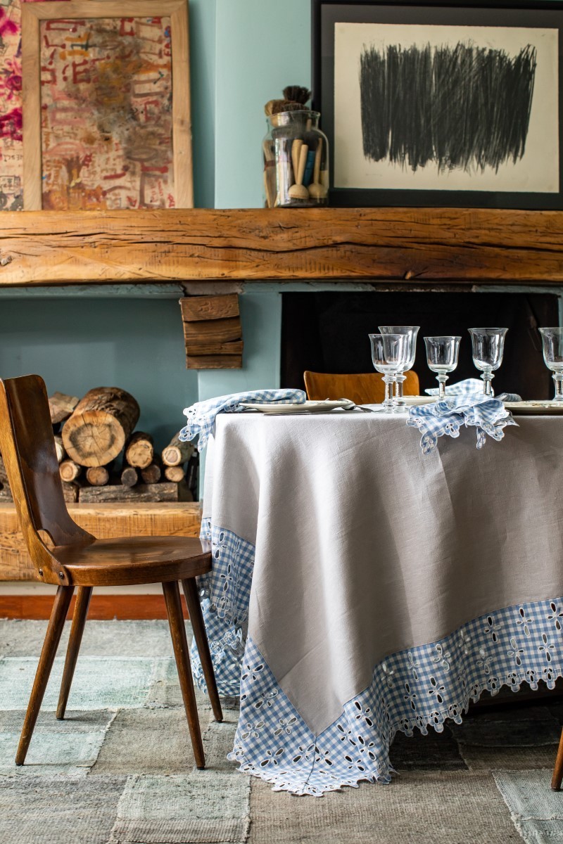 Nappe en lin enduit Amalfi