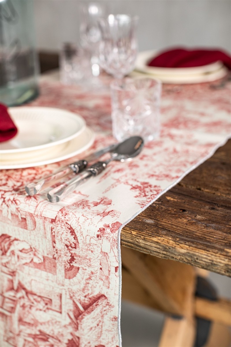 Chemin de table Filo en coton 
