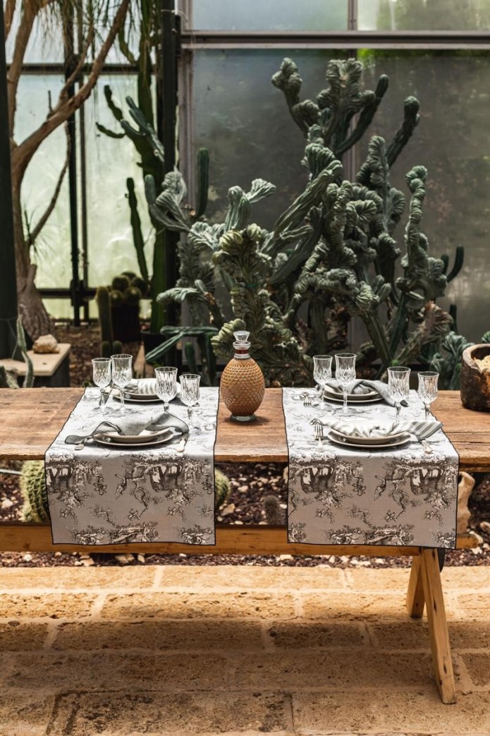 Chemin de table Filo en coton 