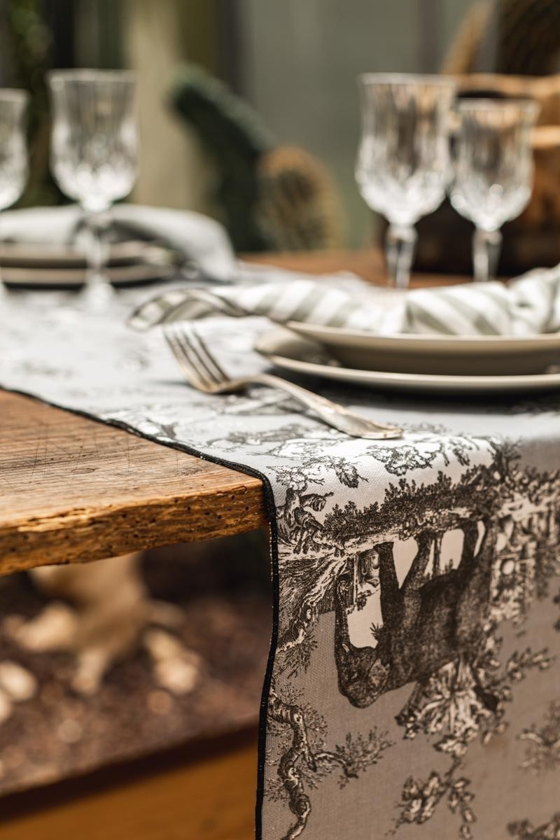 Chemin de table Filo en coton 