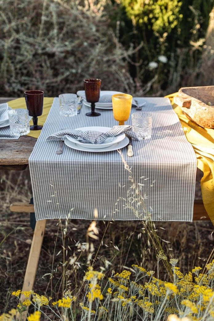 Chemin de table Filo en coton