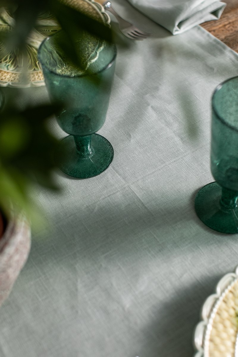 Bauhaus Runner in Stain Resistant Linen