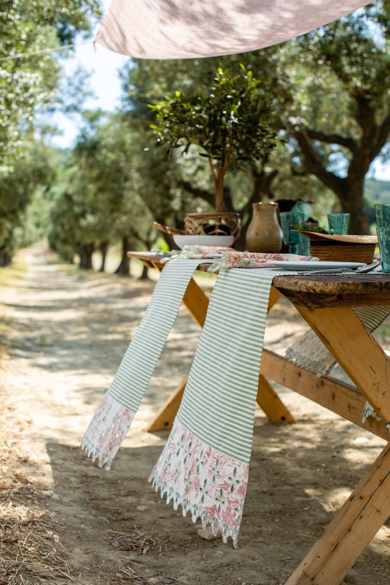 Amalfi Runner in Stain Resistant Cotton