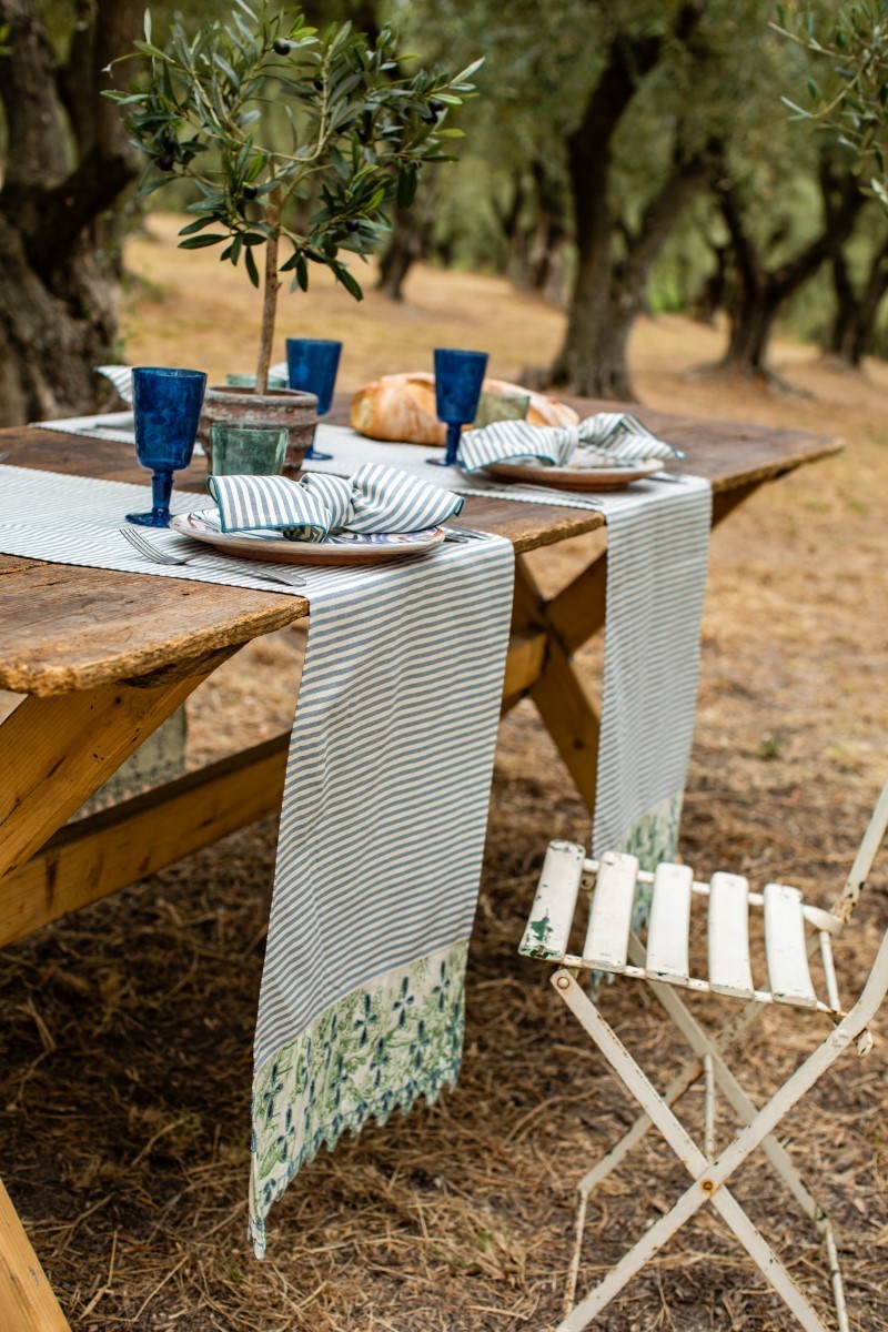 Amalfi Runner in Stain Resistant Cotton