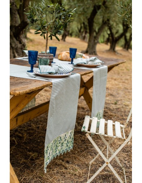 Amalfi Runner in Stain Resistant Cotton