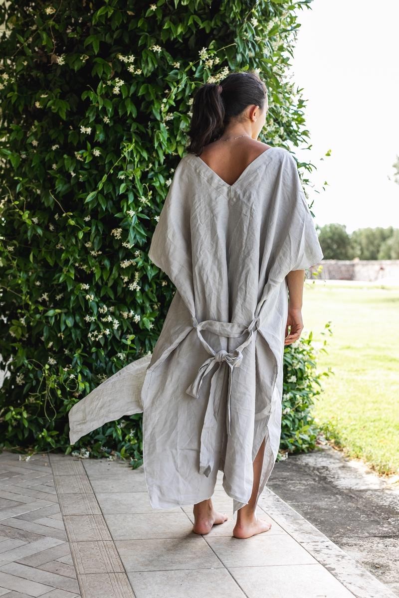 Linen Filo Bathrobe