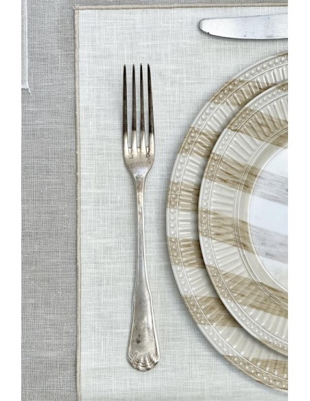 Linen Placemat Stain Resistant Filo