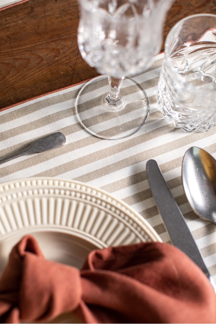 Set de table en coton antitache Filo 2