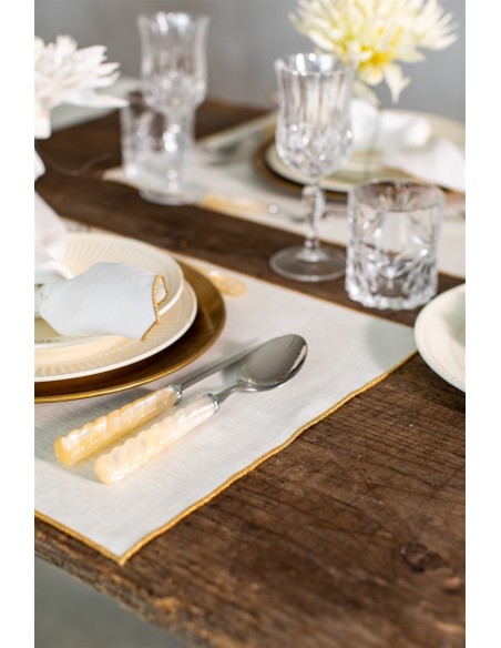 Set de table en lin enduit Filo