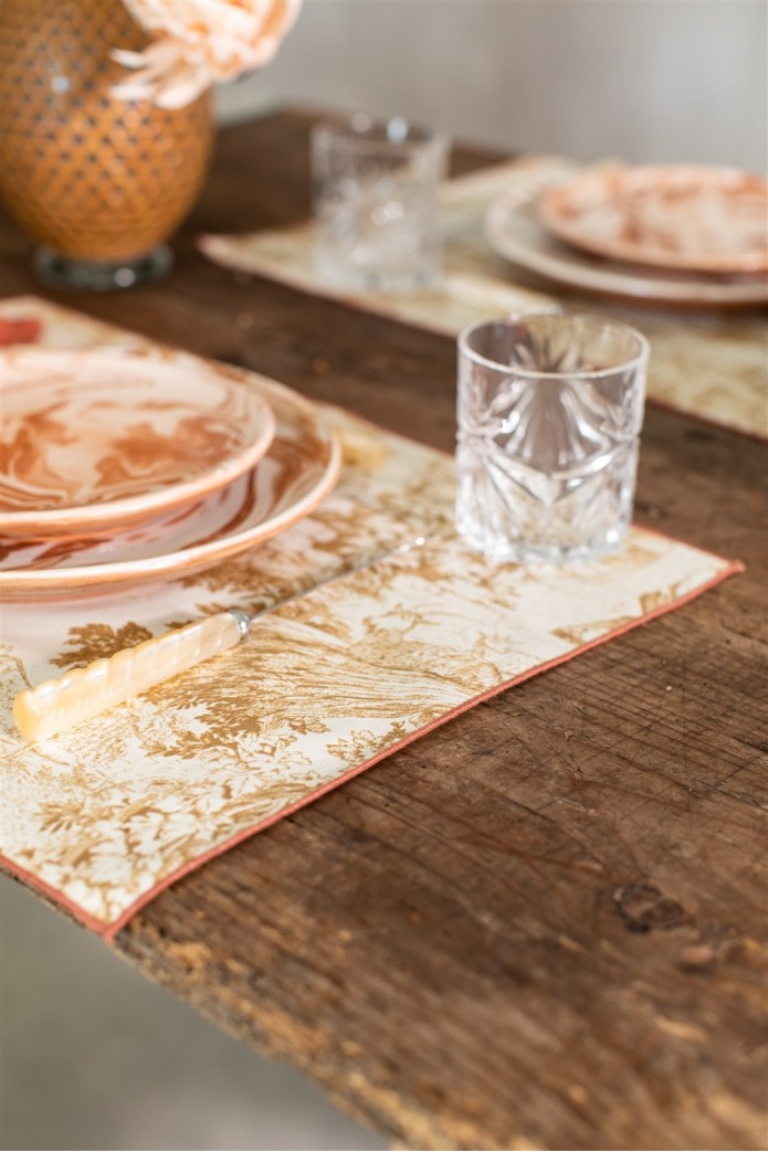 Placemat in Stain Resistant Cotton Filo 2