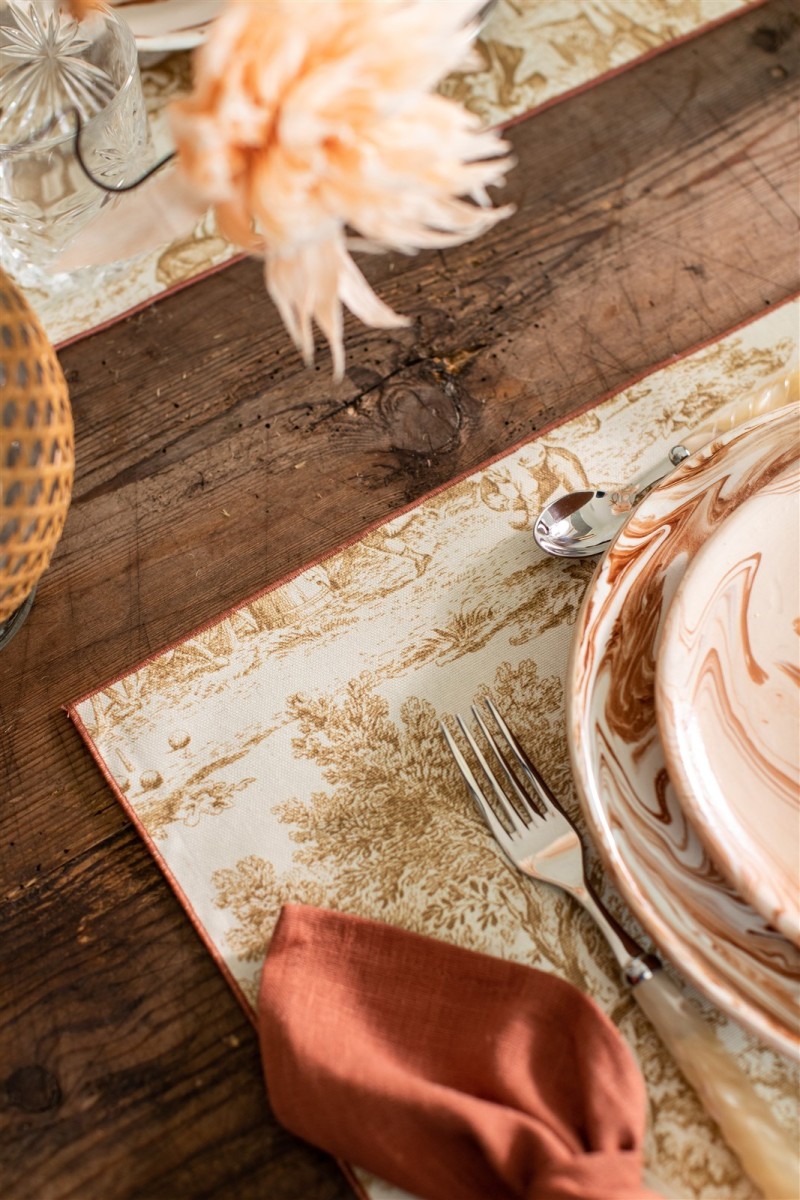 Placemat in Stain Resistant Cotton Filo