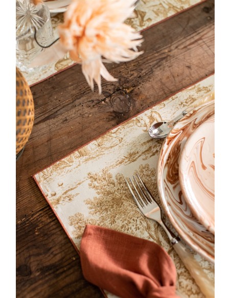 Placemat in Stain Resistant Cotton Filo