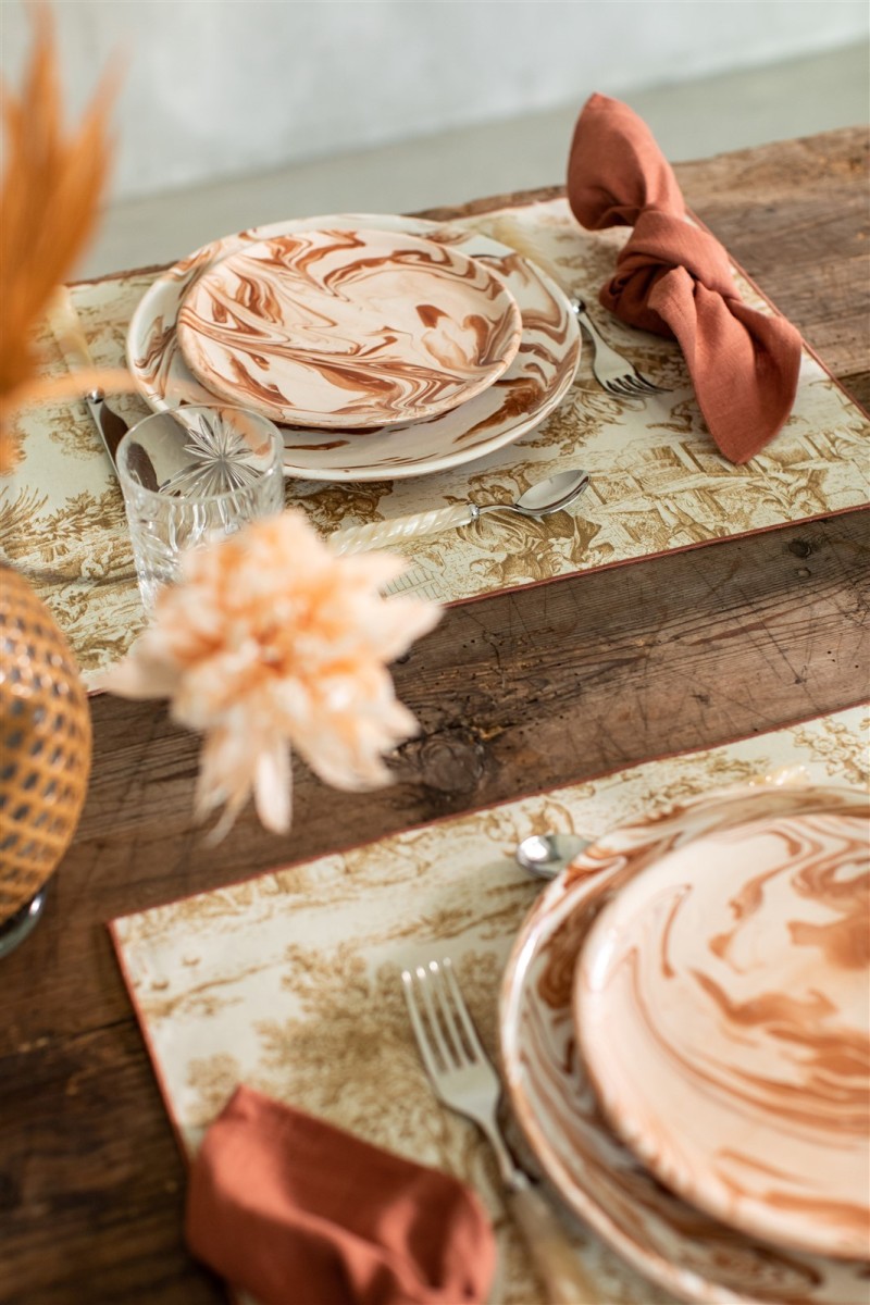 Placemat in Stain Resistant Cotton Filo