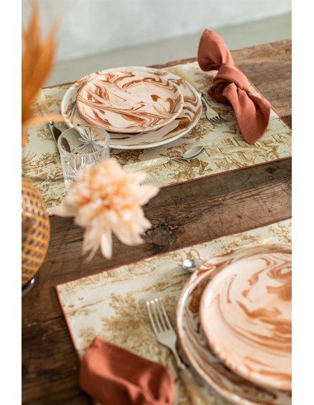 Placemat in Stain Resistant Cotton Filo