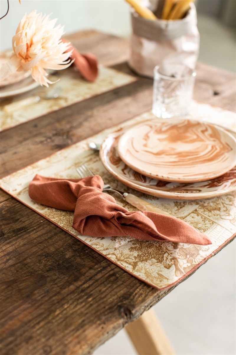 Placemat in Stain Resistant Cotton Filo