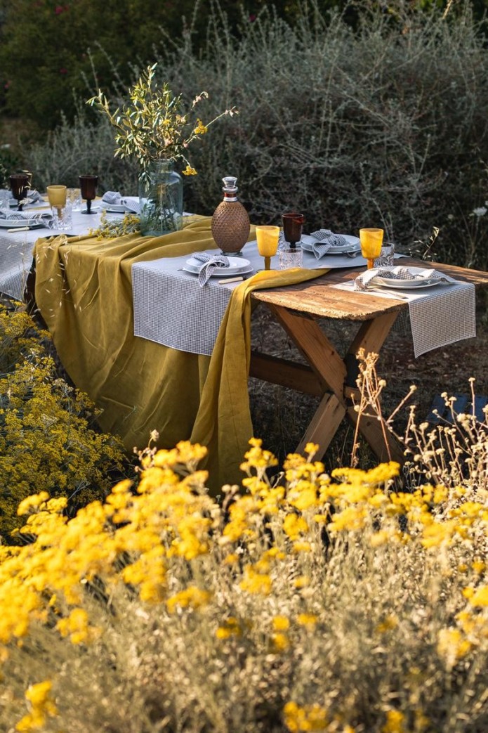Set de table en coton antitache Filo 2