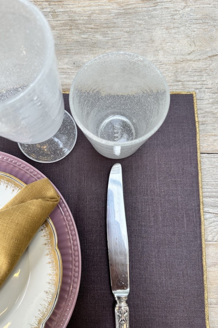 Set de table en lin enduit Filo 2