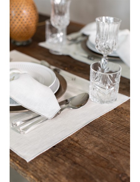 Set de table en lin enduit Filo