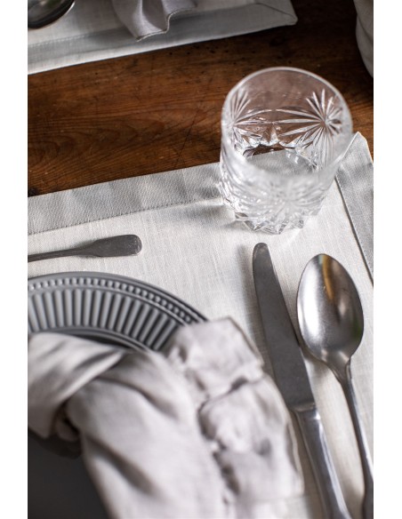 Bauhaus Placemat in Stain Resistant Linen