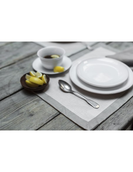 Set de table Bauhaus en lin enduit