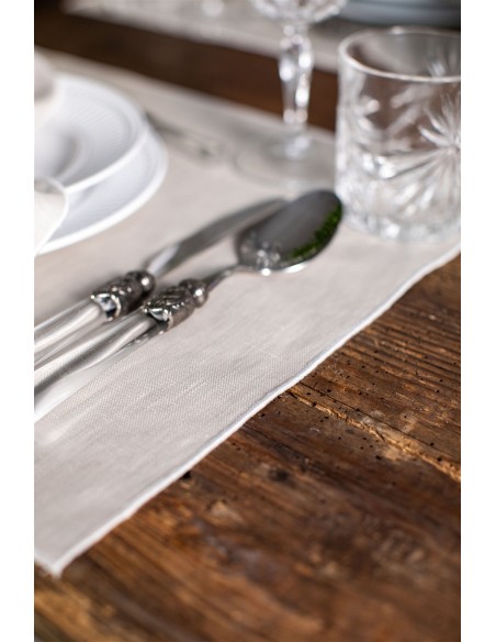 Linen Placemat Stain Resistant Filo