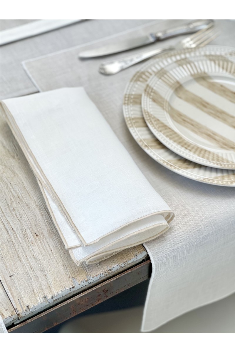 Linen Placemat Stain Resistant Filo