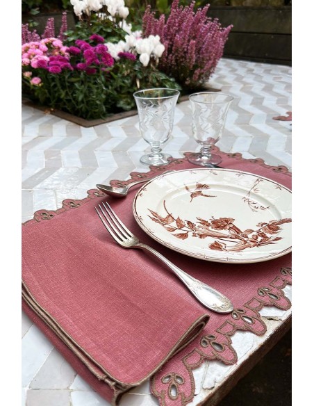 Set de table Amalfi en lin antitache