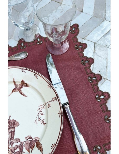 Set de table Amalfi en lin antitache