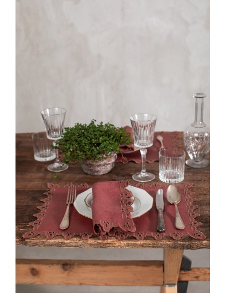 Set de table Amalfi en lin antitache