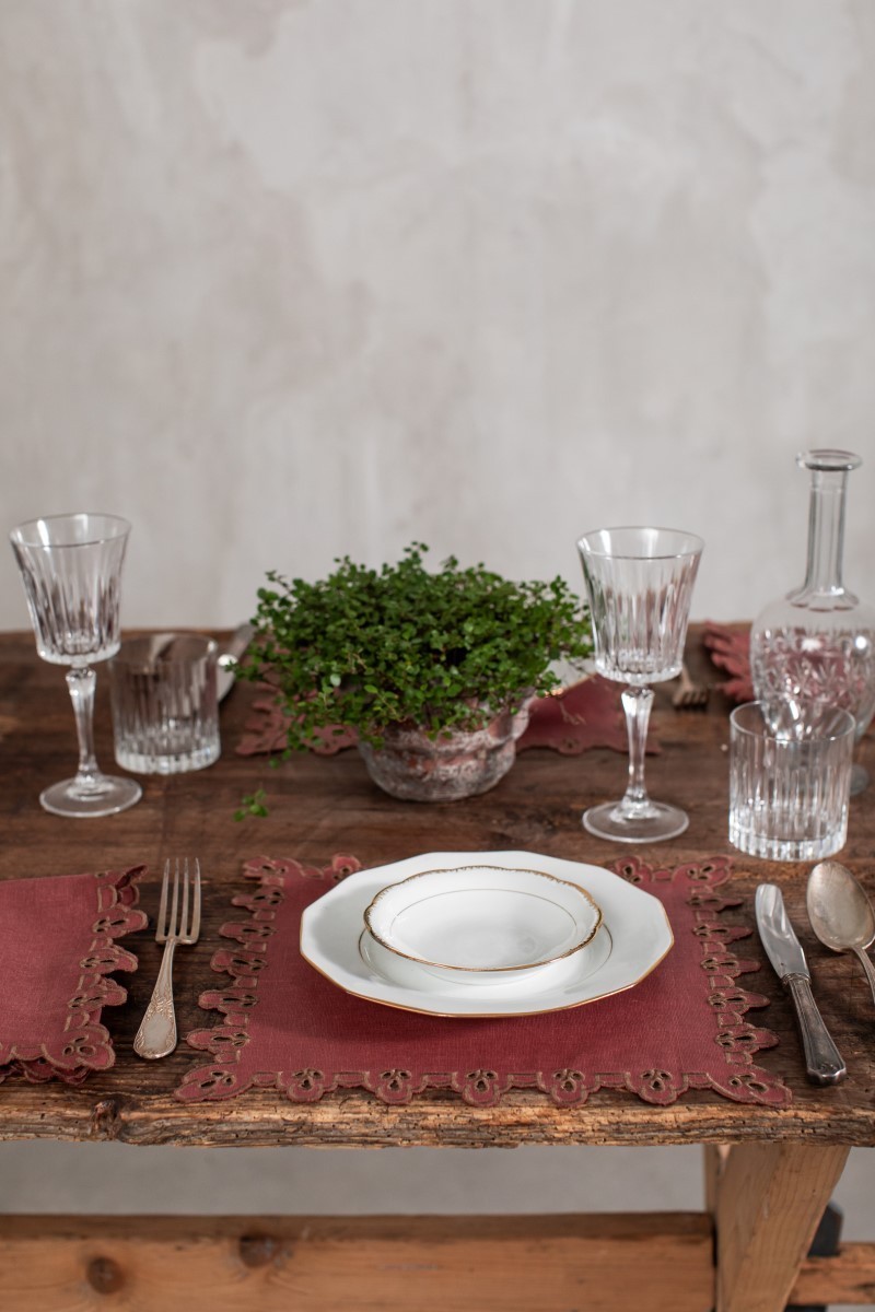 Set de table Amalfi en lin antitache