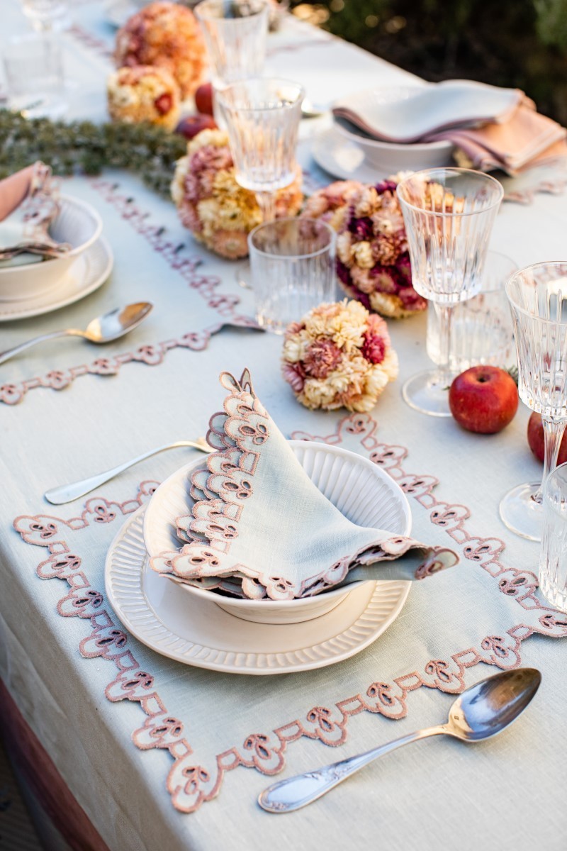 Set de table Amalfi en lin antitache