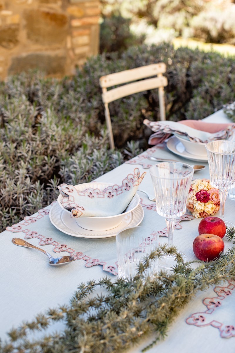 Set de table Amalfi en lin antitache