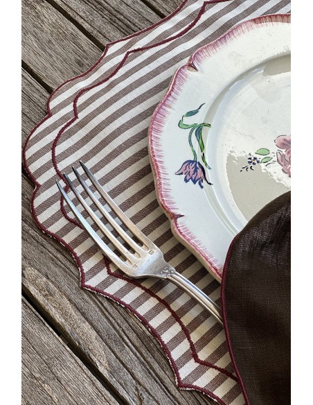 Set de table Firenze en coton enduit