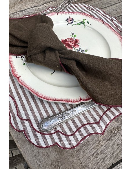Set de table Firenze en coton enduit