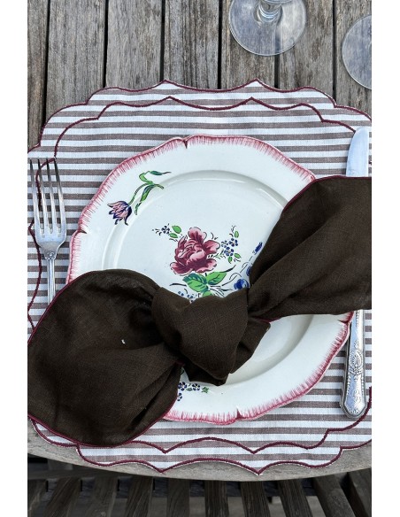 Set de table Firenze en coton enduit