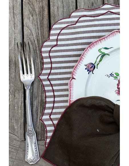 Set de table Firenze en coton enduit
