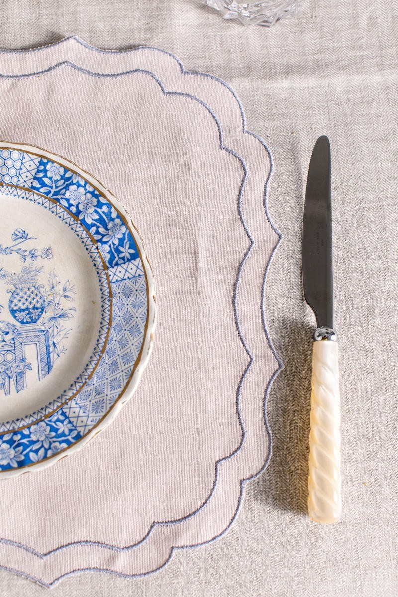 Set de table Firenze en lin enduit