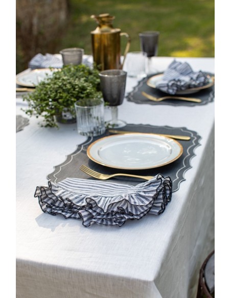 Set de table Firenze en lin enduit