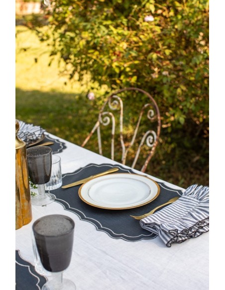Set de table Firenze en lin enduit