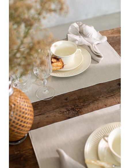 Linen Placemat Stain Resistant Filo