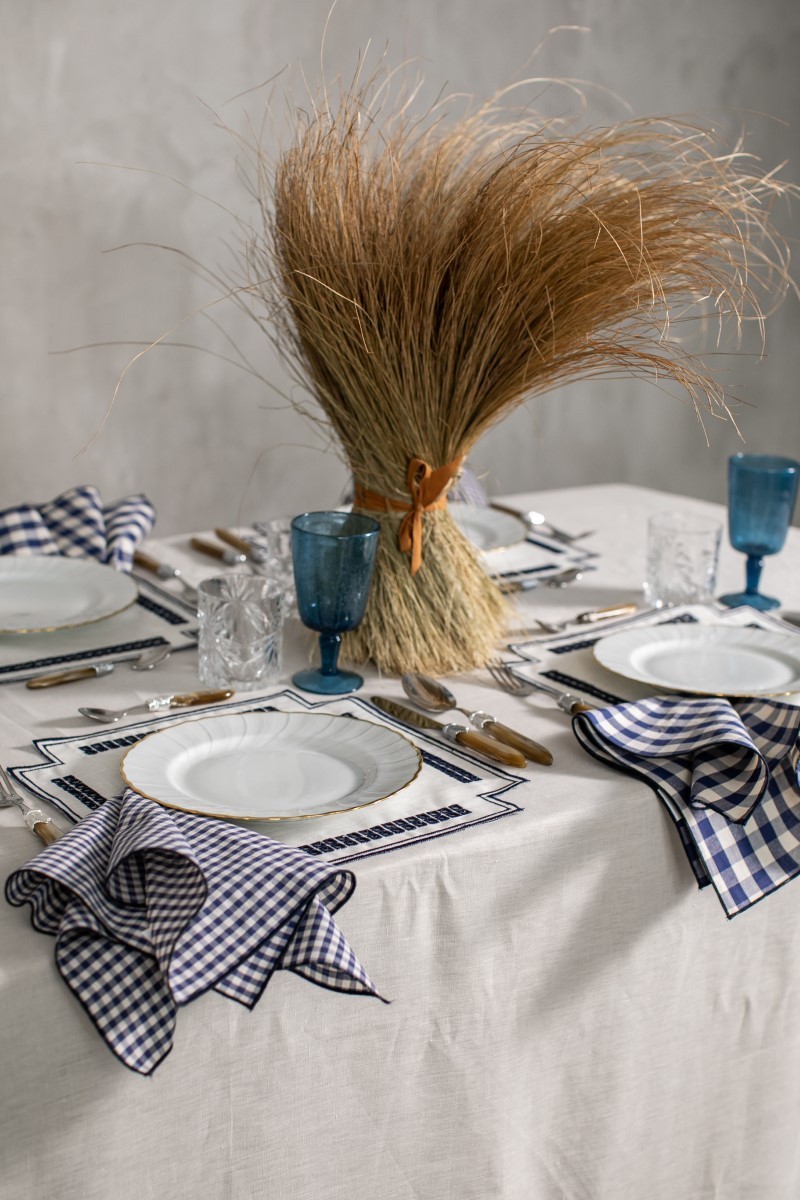 Set de table Erica en lin enduit